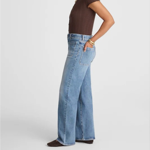 💙 NWT Madwell Curvy Emmett Wide-Leg Jean - Picture 3 of 6